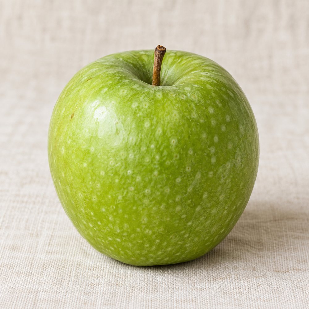 Illustrative Granny Smith apple