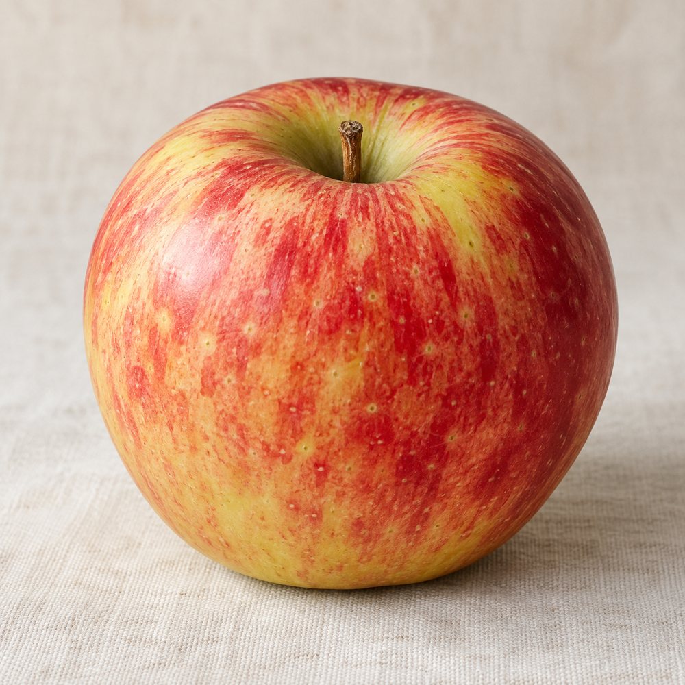Illustrative Honeycrisp apple